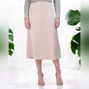 Beige French Connection Satin Skirt Size L